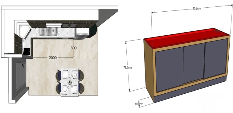jasa kitchen set minimalis