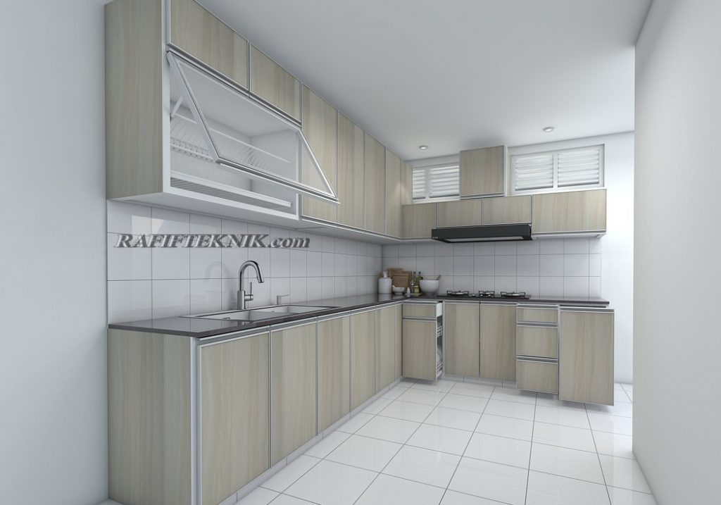 harga kitchen set aluminium per meter