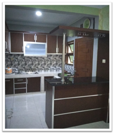 model terbaru kitchen set aluminium & mini bar