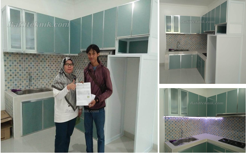 project kitchen set aluminium di bekasi