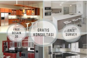 Jasa Pembuatan Kitchen Set Multiplek, Aluminium & PVC.