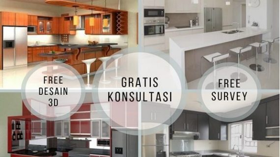 Jasa Pembuatan Kitchen Set Multiplek, Aluminium & PVC.