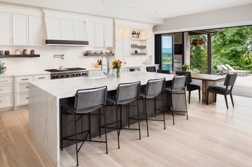 Desain Kitchen Set Klasik Bergaya american style