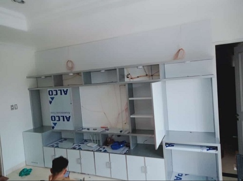 lemari & meja hias aluminium