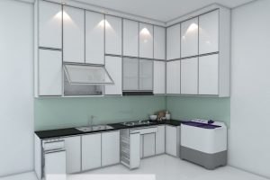 Cara Menghitung Biaya / Harga Pembuatan Kitchen Set Per Meter bahan Multiplek – Aluminium – PVC