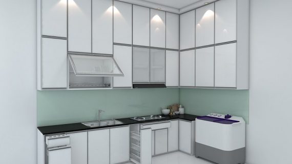 Cara Menghitung Biaya / Harga Pembuatan Kitchen Set Per Meter bahan Multiplek – Aluminium – PVC