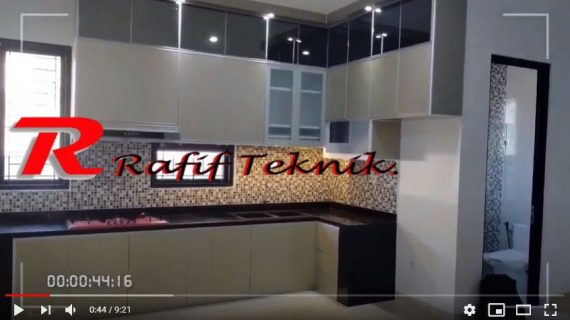 Mewah Banget Kitchen Set Aluminium Full Kabinet