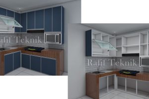 Model Kitchen Set Aluminium & Harga Terbaru