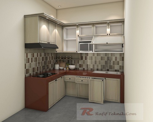 model kitchen set pvc klasik