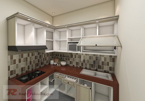 model kitchen set pvc