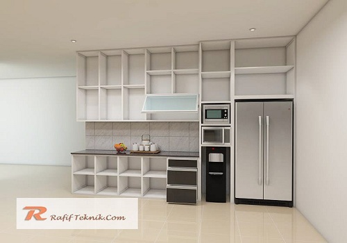 tampilan dalam kitchen set