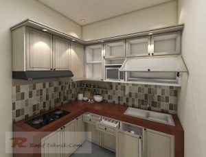 ruangan dapur minimalis modern mewah