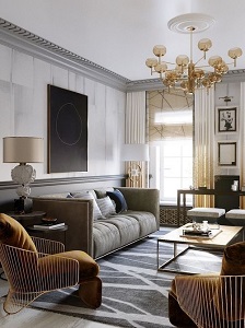 Desain Interior rumah sederhana Artistik