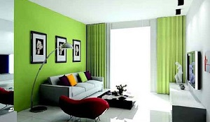 Desain Ruangan Minimalis Tema Hijau