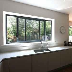 Jendela Aluminium Besar Model Geser