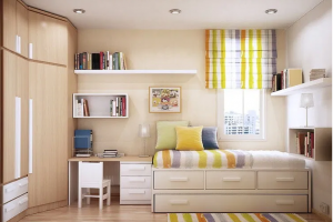 Desain Kamar Tidur minimalis ukuran 3×4