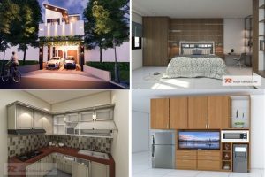 Desain Interior Rumah Sederhana 2 lantai