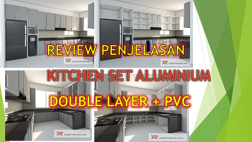 Review Model Kitchen Set Aluminium double Layer di Bogor