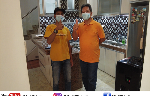 Project Super Mewah Kitchen Set Aluminium Modern VS HPL