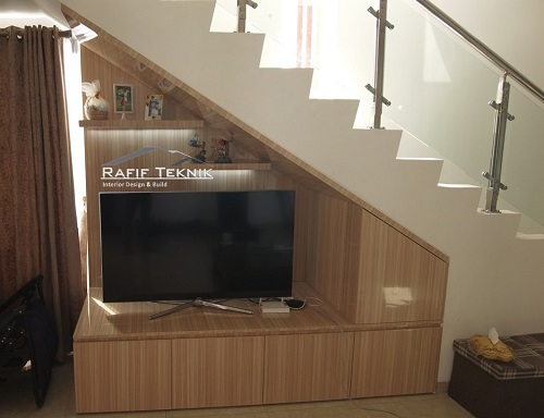 contoh desain meja tv & backdrop tv