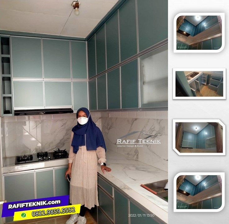 harga kitchen set aluminium 2022 murah