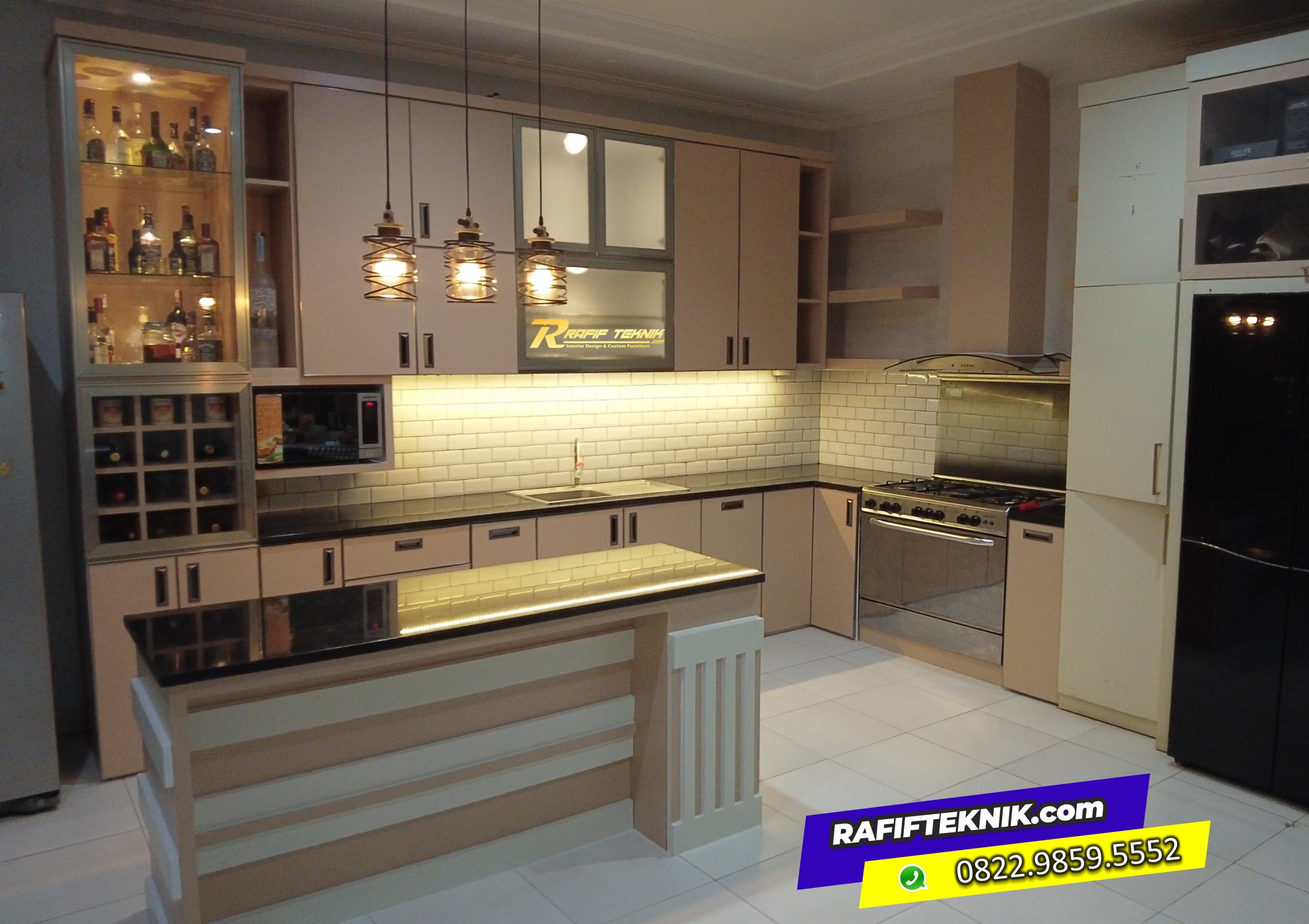 model kitchen set aluminium terbaru 2022