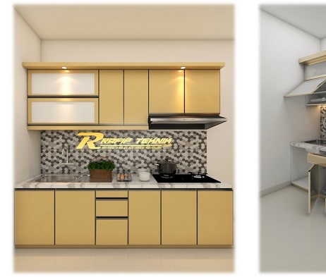 kitchen set minimalis dapur kecil