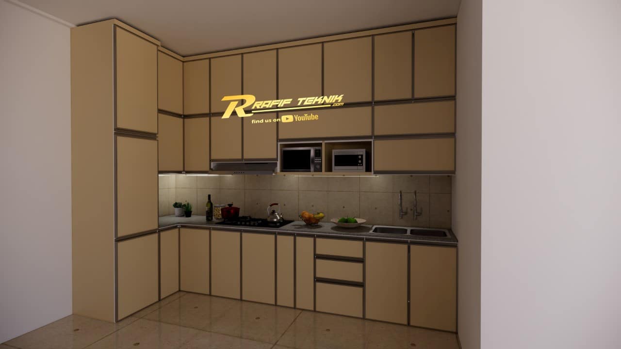 harga kitchen set aluminium dandung