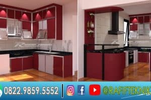 Kitchen Set Aluminium Mewah